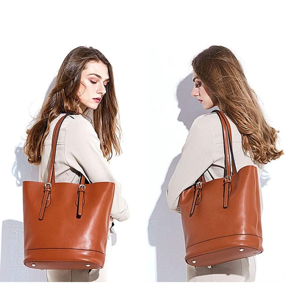EUC Leather Tote